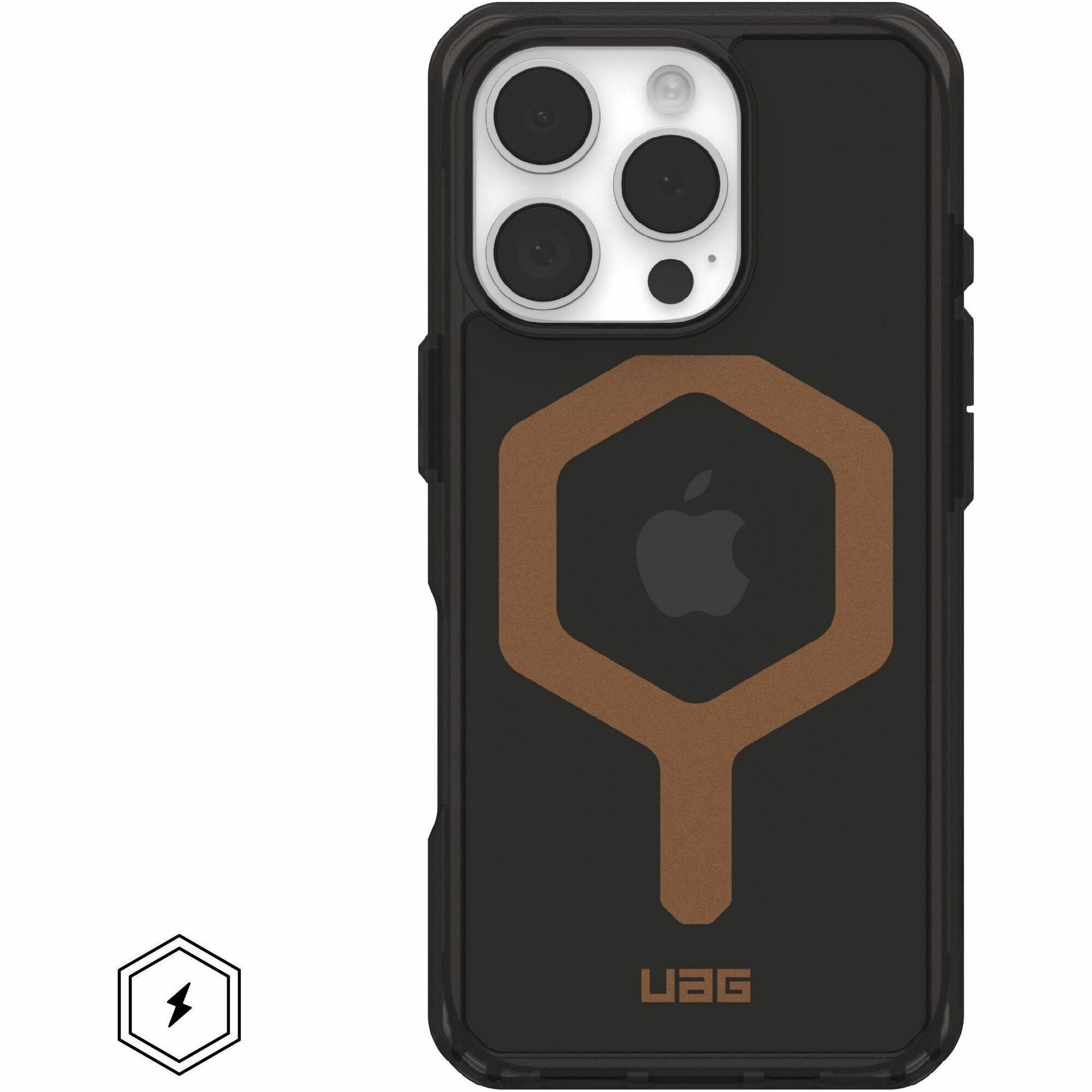 Urban Armor Gear Plyo iPhone 16 Pro Case - Black/Bronze