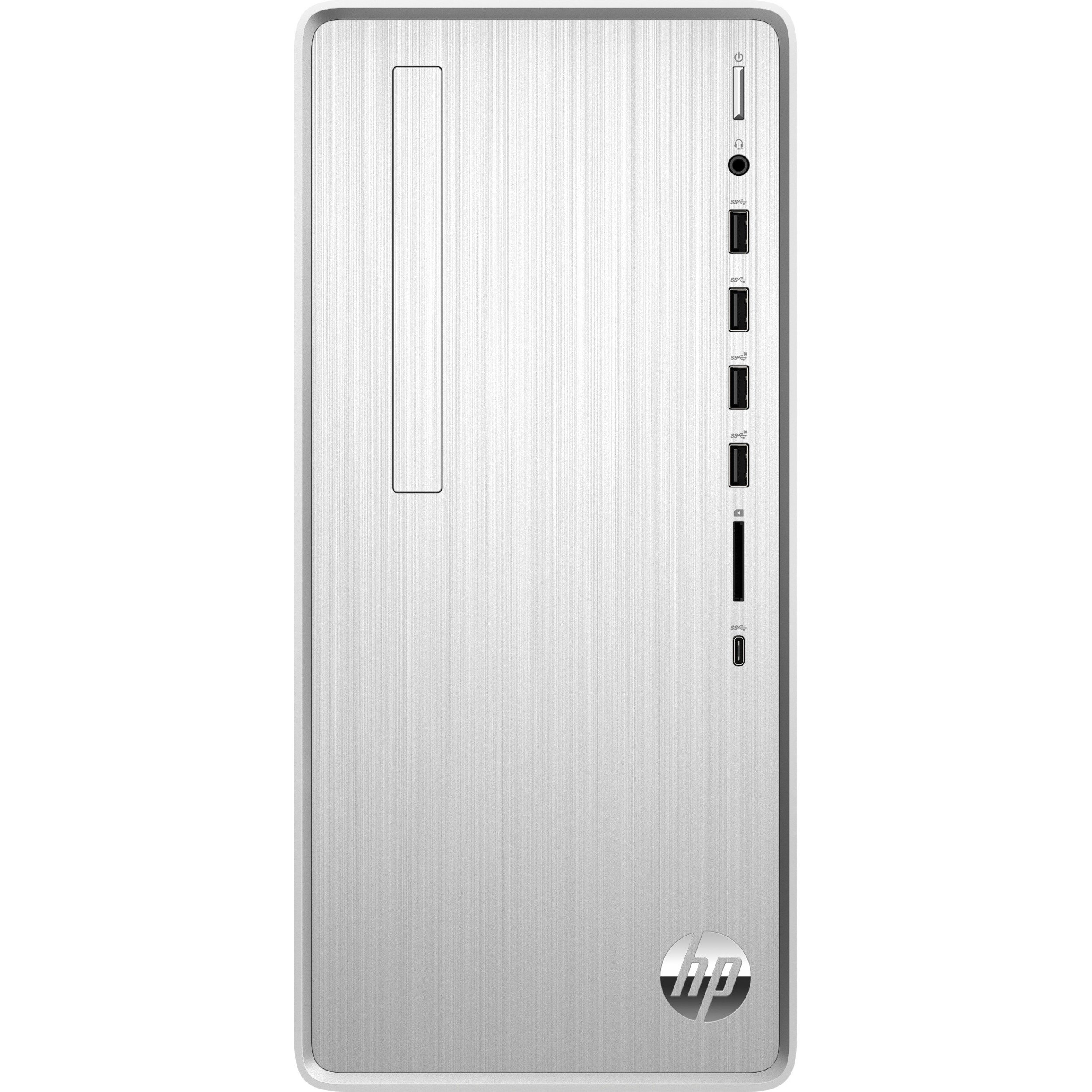 HP Pavilion TP01-2060 Desktop Computer - AMD Ryzen 7 5700G - 16 GB - 1 TB HDD - 256 GB PCI Express NVMe SSD - Tower - Jet Black, Dark Chrome