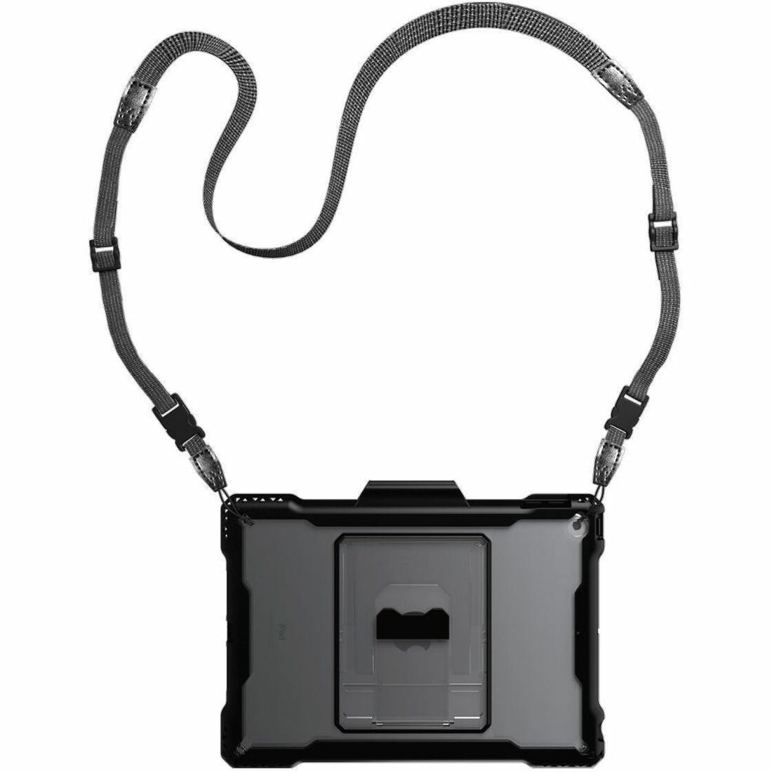 MAXCases Clip-On Shoulder Strap for Shield Extreme-X and -X2 & any tablet case with corner through-holes (Black)