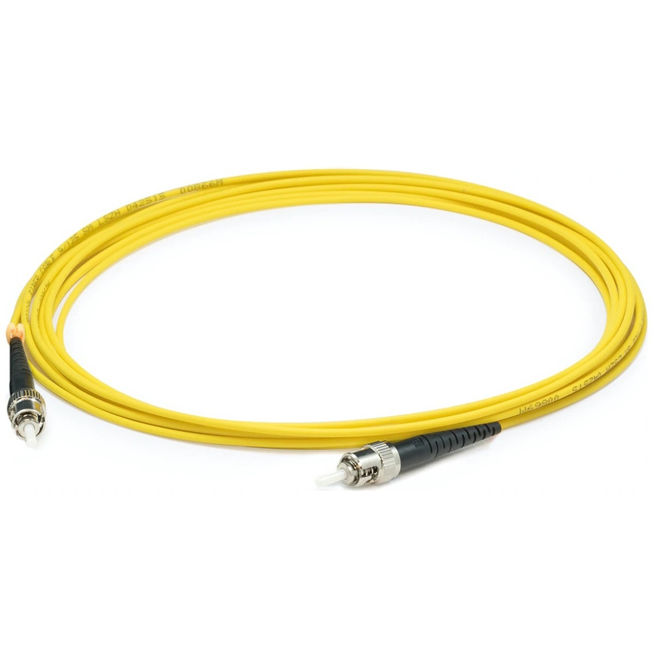 AddOn 36m ST to ST Yellow OS2 Simplex OFNP (Plenum-Rated) SMF Fiber Patch Cable