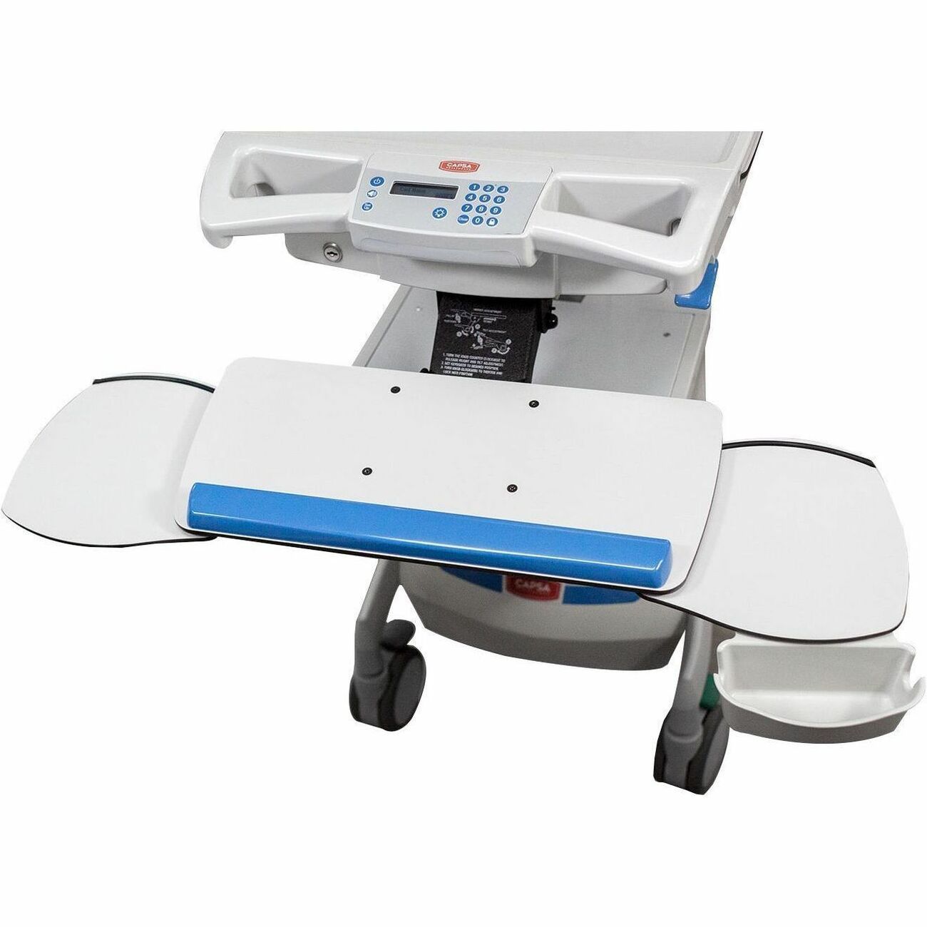 Capsa Healthcare - Mobile Computing Option (1975117) - Keyboard Tray - Tilt/Swivel/Height Adjust - Blue