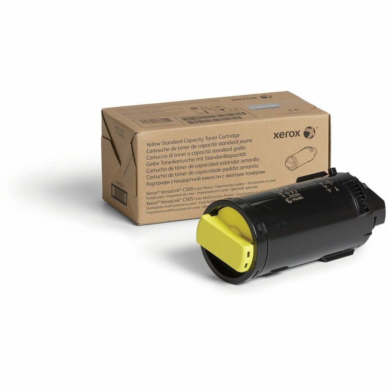 Xerox Genuine Xerox&reg; VersaLink&reg; C500 Color Printer, C505 Color Multifunction Printer Yellow, Standard capacity Toner Cartridge (2400 Pages) - 106R03861
