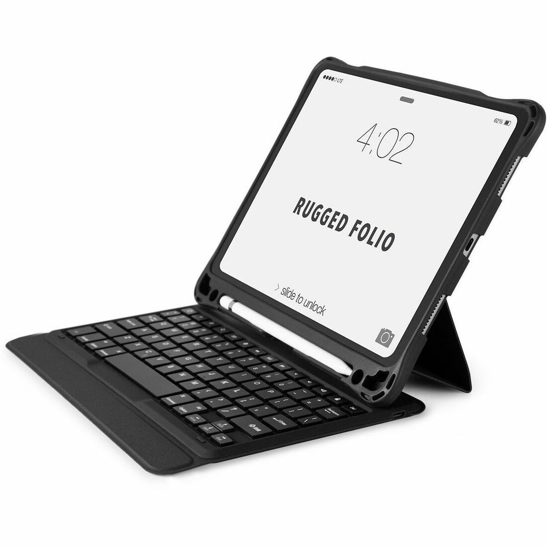 Cellairis Rugged Folio Rugged Keyboard/Cover Case (Folio) for 10.9" to 11" Apple iPad Air (4th Generation), iPad Pro, iPad Pro (2nd Generation) Tablet