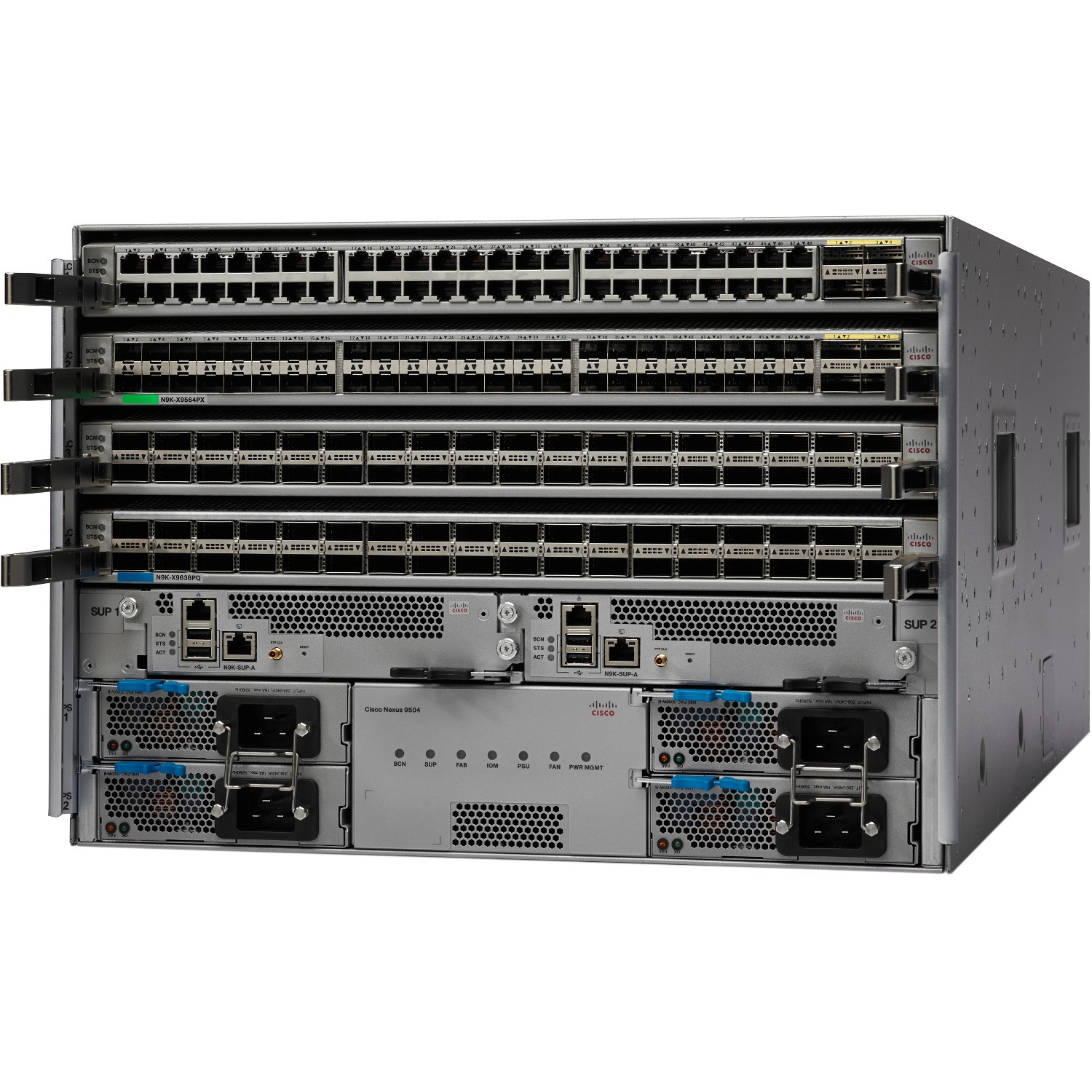 Cisco Nexus 9504 Chassis with 4 Linecard Slots
