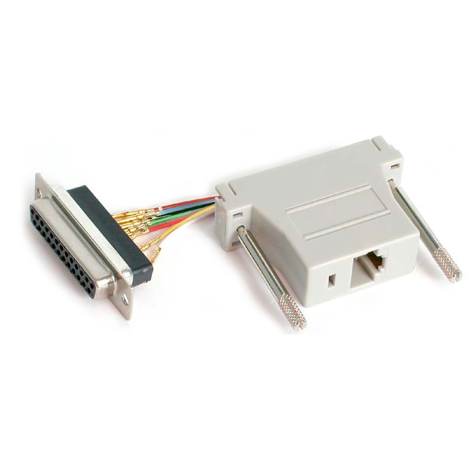 StarTech DB25 to RJ45 Modular Adapter - Serial adapter - DB-25 (F) - RJ-45 (F)