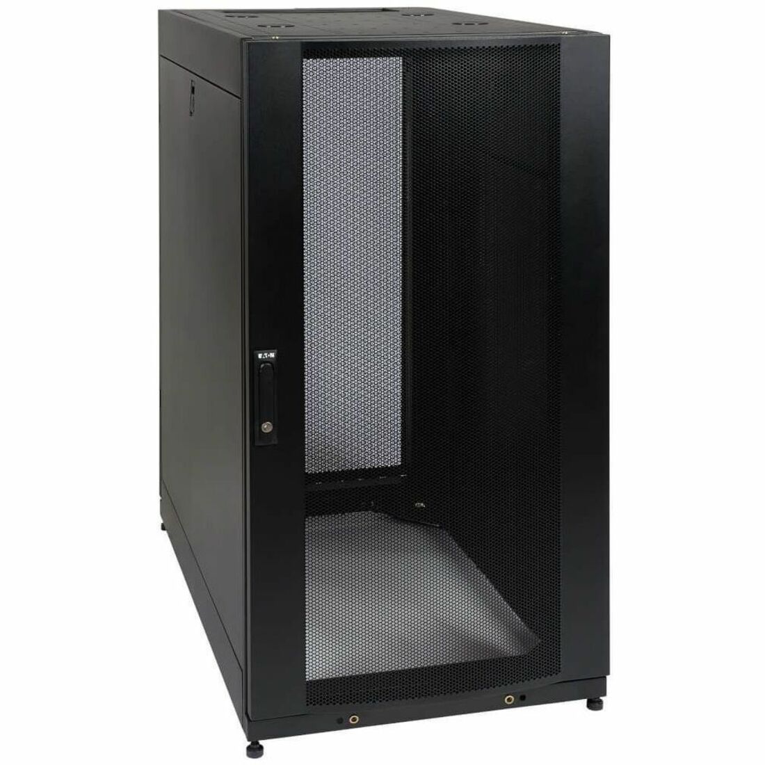 Tripp Lite by Eaton 25U SmartRack Standard-Depth Half-Height Rack Enclosure Doors Side Panels Shock Pallet