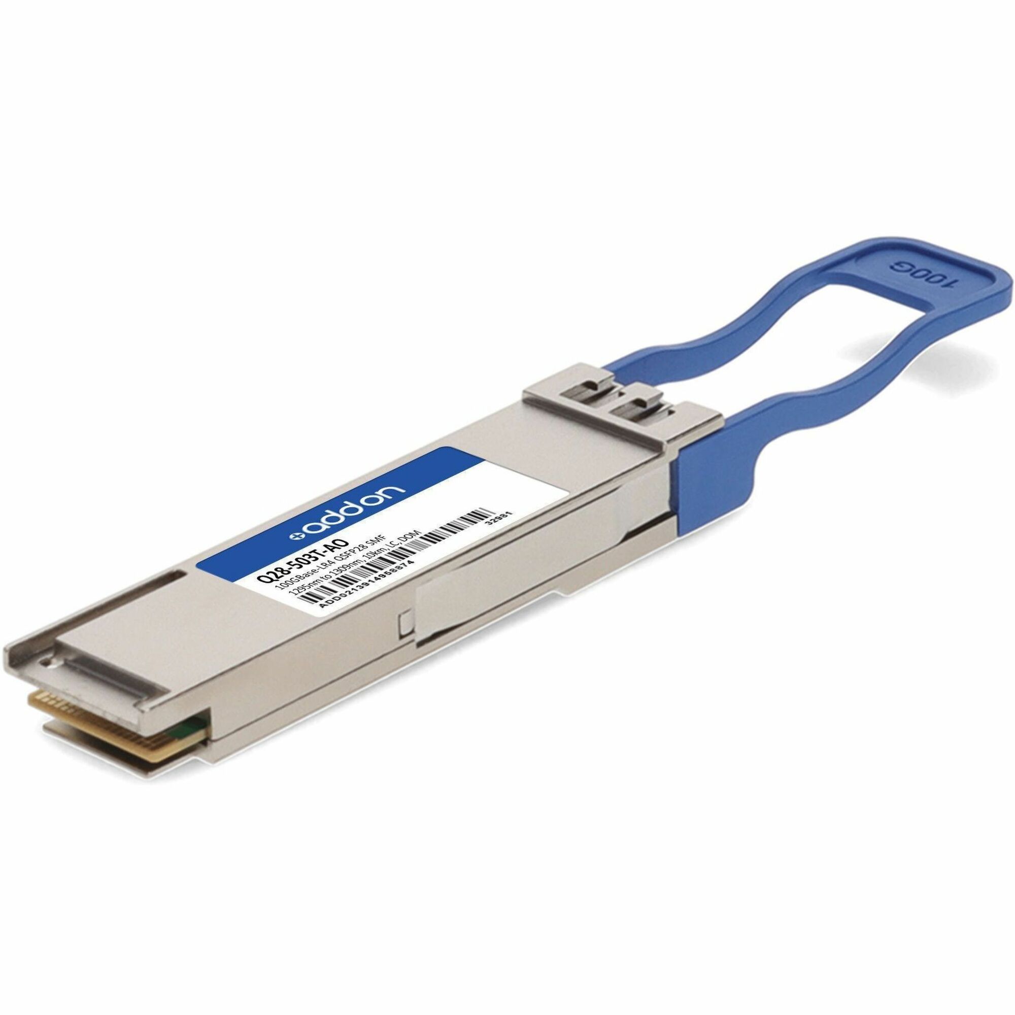 AddOn Gigamon Systems Q28-503T Compatible 100GBase-LR4 QSFP28 Transceiver (SMF, 1295nm to 1309nm, 10km, LC, DOM)