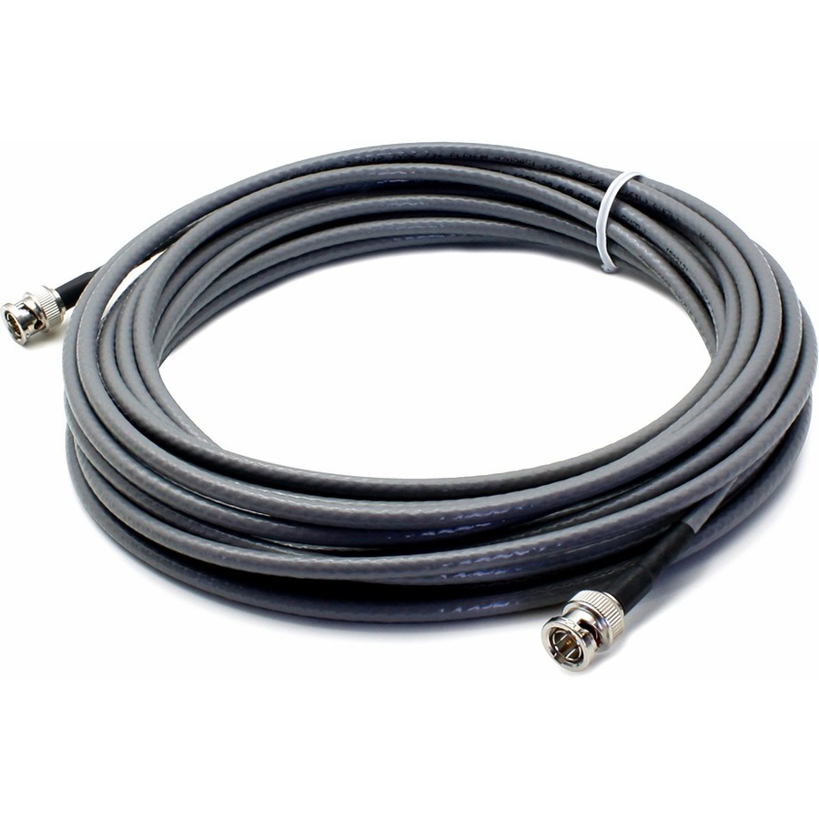 AddOn 10ft Cisco&reg; CAB-5697 Compatible BNC (Male) to BNC (Male) Black Coaxial Simplex PVC Copper Patch Cable