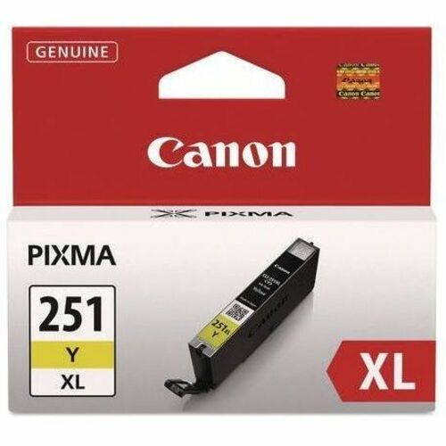 Canon CLI-251XL Original High Yield Inkjet Ink Cartridge - Yellow Pack