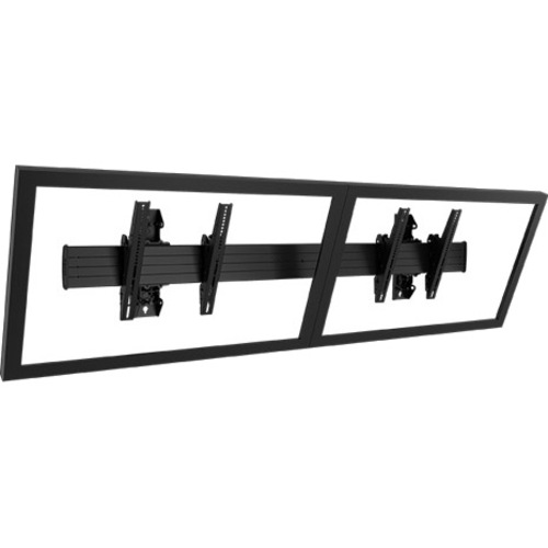 Chief Fusion Large 2x1 Menu Board TV Mount - For Displays 40-55" - Black