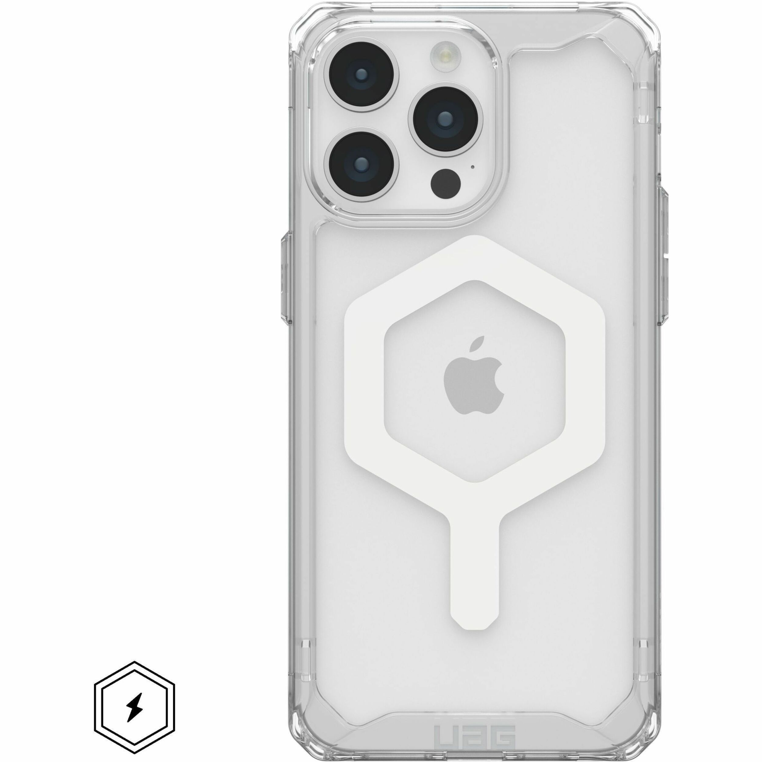 Urban Armor Gear Plyo iPhone 15 Pro Max Case - Ice/White