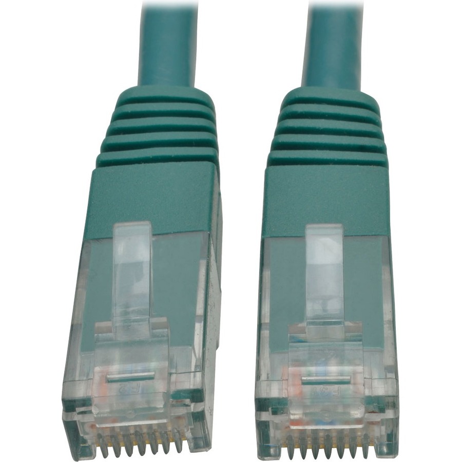 Tripp Lite by Eaton Cat6 Gigabit Molded (UTP) Ethernet Cable (RJ45 M/M) PoE Green 7 ft. (2.13 m)