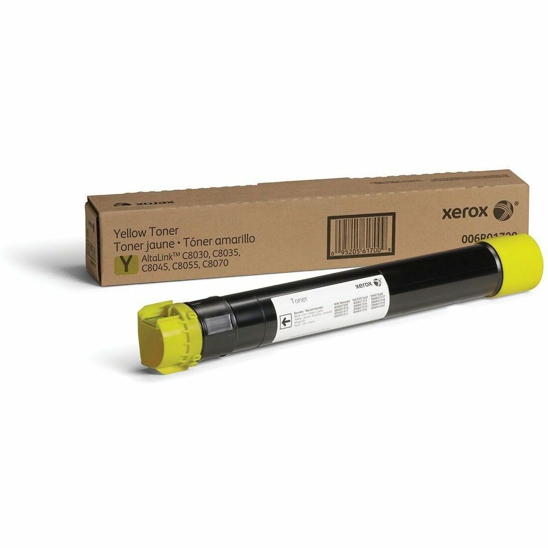 Xerox Genuine Xerox&reg; AltaLink&reg; C8000 Series Color Multifunction Printers, EC8000 Series Yellow Standard capacity Toner Cartridge (15000 Pages) - 006R01700