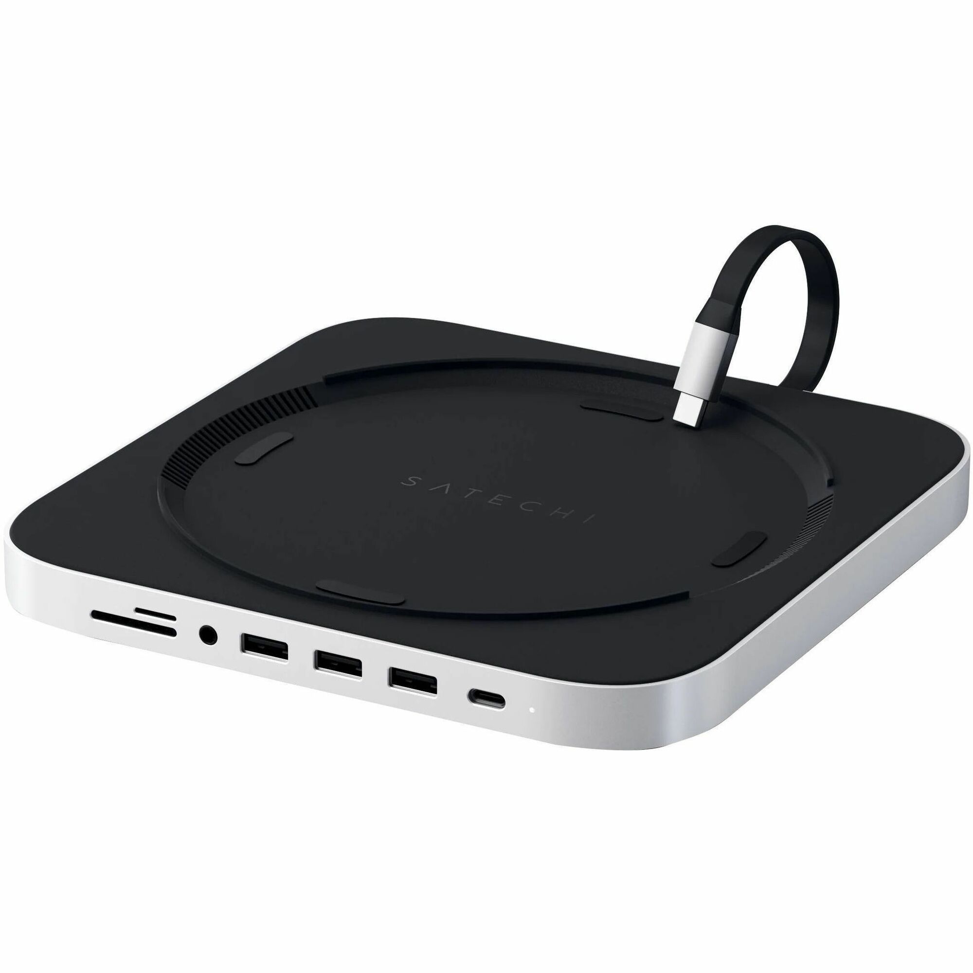 Satechi Type-C Aluminum Stand & Hub for Mac Mini