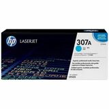 HP 307A (CE741A) Original Laser Toner Cartridge - Single Pack - Cyan - 1 Each