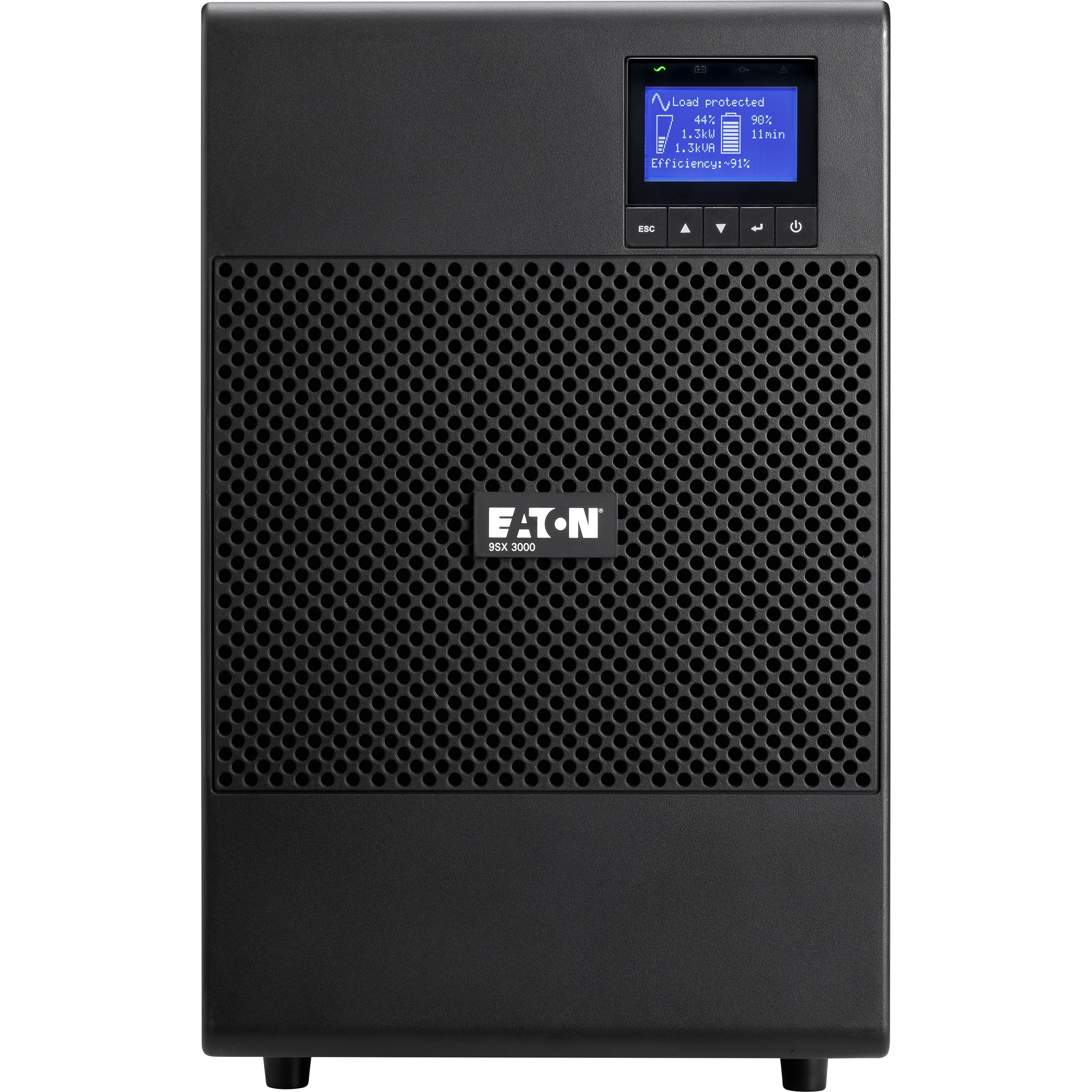 Eaton 9SX 3000VA 2700W 208V Online Double-Conversion UPS - 8 C13, 1 C19 Outlets, Cybersecure Network Card Option, Extended Run, Tower