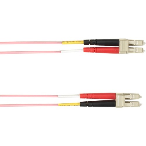 Black Box Colored Fiber OM3 50/125 Multimode Fiber Optic Patch Cable - OFNR PVC