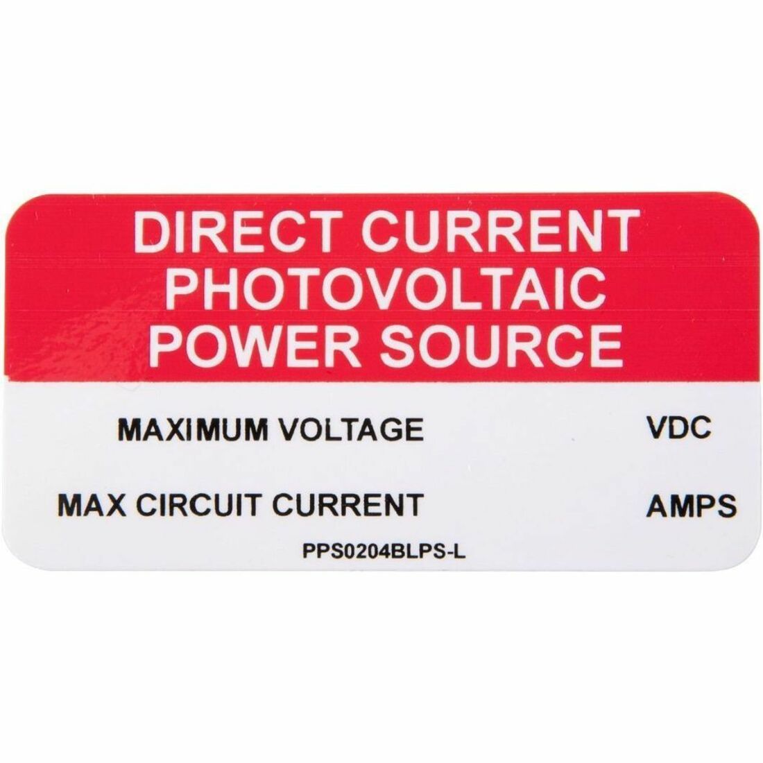 Panduit Solar Label