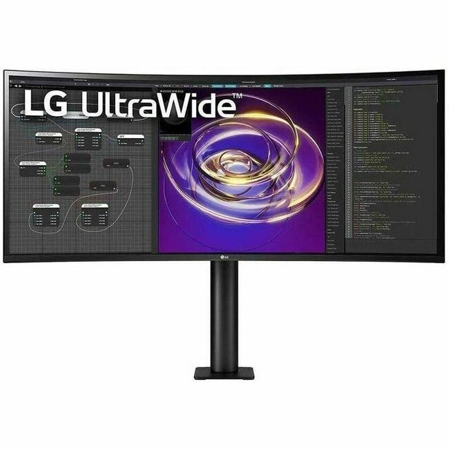 LG 34BP88CN-B 34" Class Curved Screen LED Monitor - 21:9 - Black