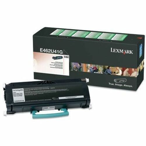 Lexmark E462U41G Extra High Yield Laser Toner Cartridge - Black - 1 Pack