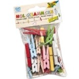 Folia Wooden Clothes Pegs