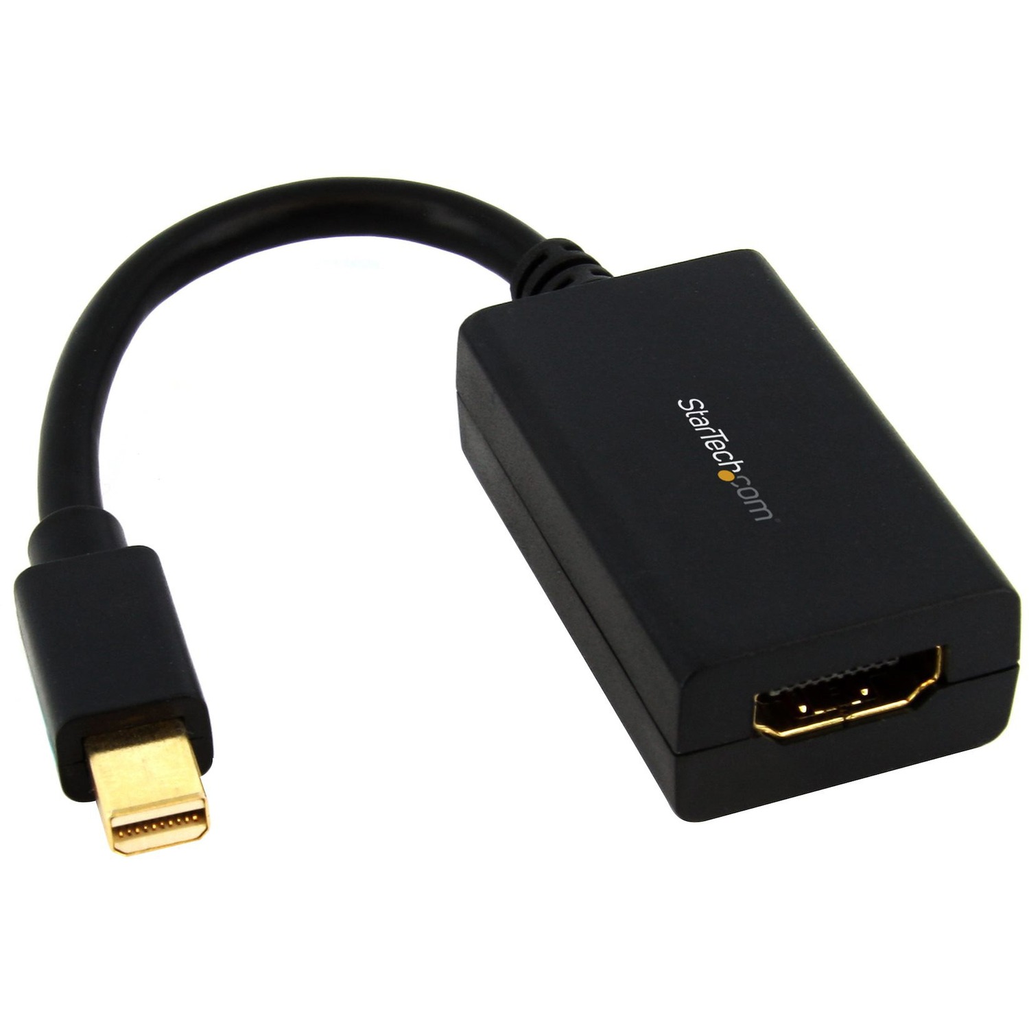 StarTech Mini DisplayPort to HDMI Adapter, Mini DP to HDMI Video Converter for Monitor/Display, 1080p, Passive mDP 1.2 to HDMI Adapter