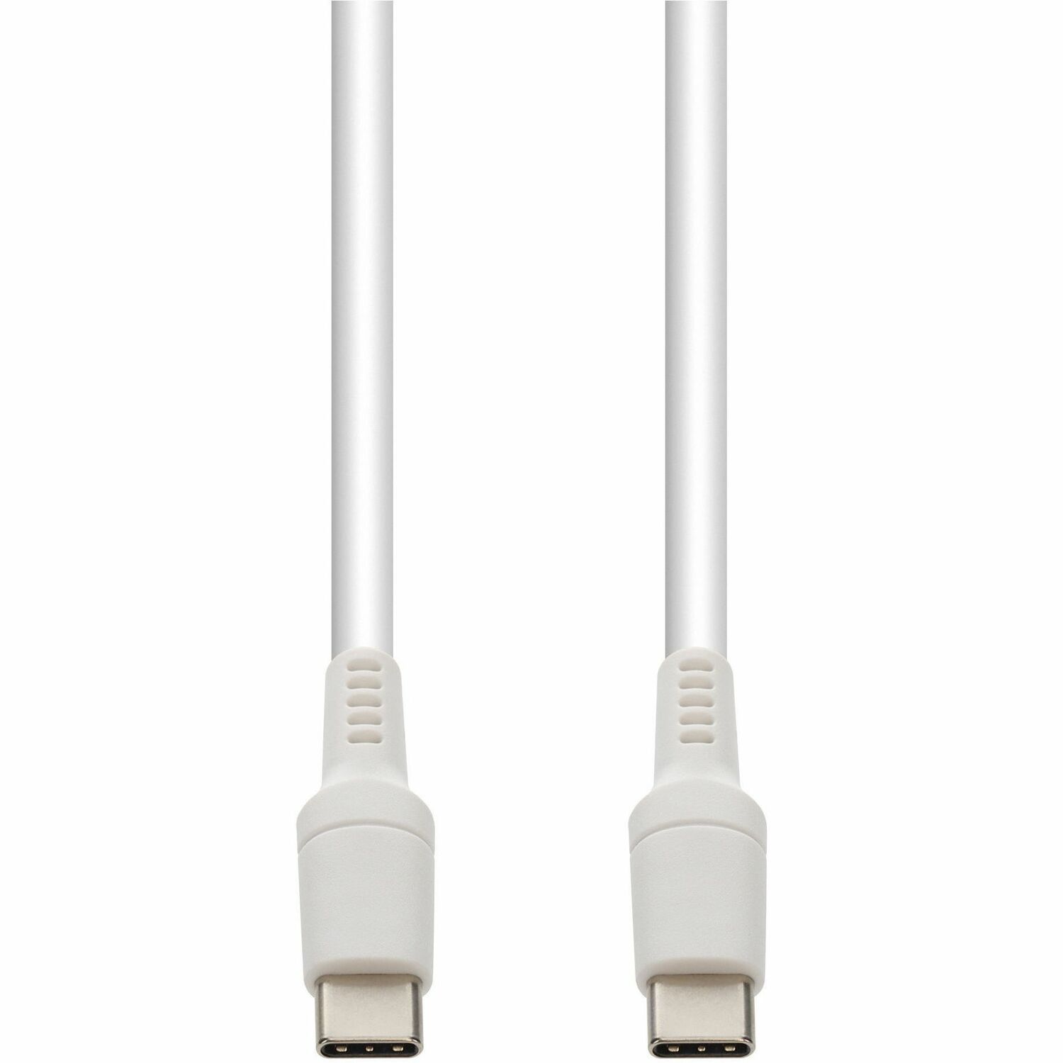 AddOn 2.0m (6.6ft) USB C 3.1 Male to USB C 3.1 Male White Adapter Cable