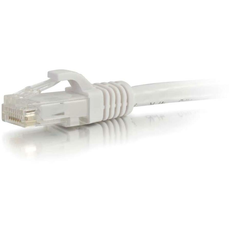 C2G-100ft Cat5e Snagless Unshielded (UTP) Network Patch Cable - White