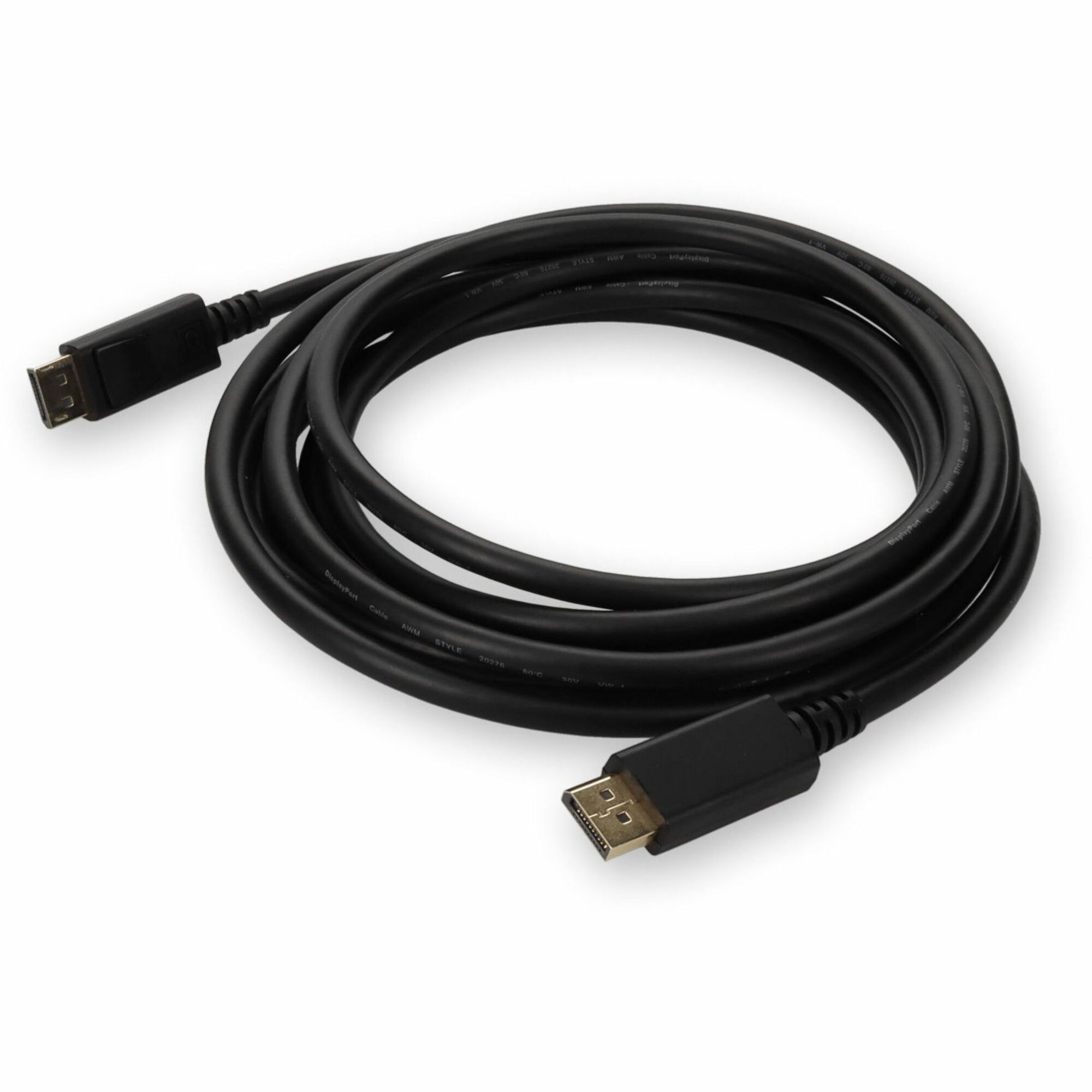 AddOn 10m DisplayPort 1.4 Male to DisplayPort 1.4 Male Black Cable For Resolution Up to 7680x4320 (8K UHD)