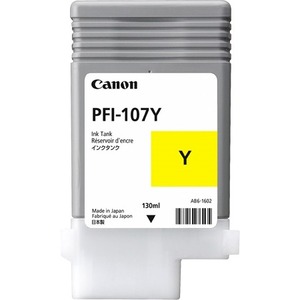 Canon PFI-107Y Original Inkjet Ink Cartridge - Yellow Pack
