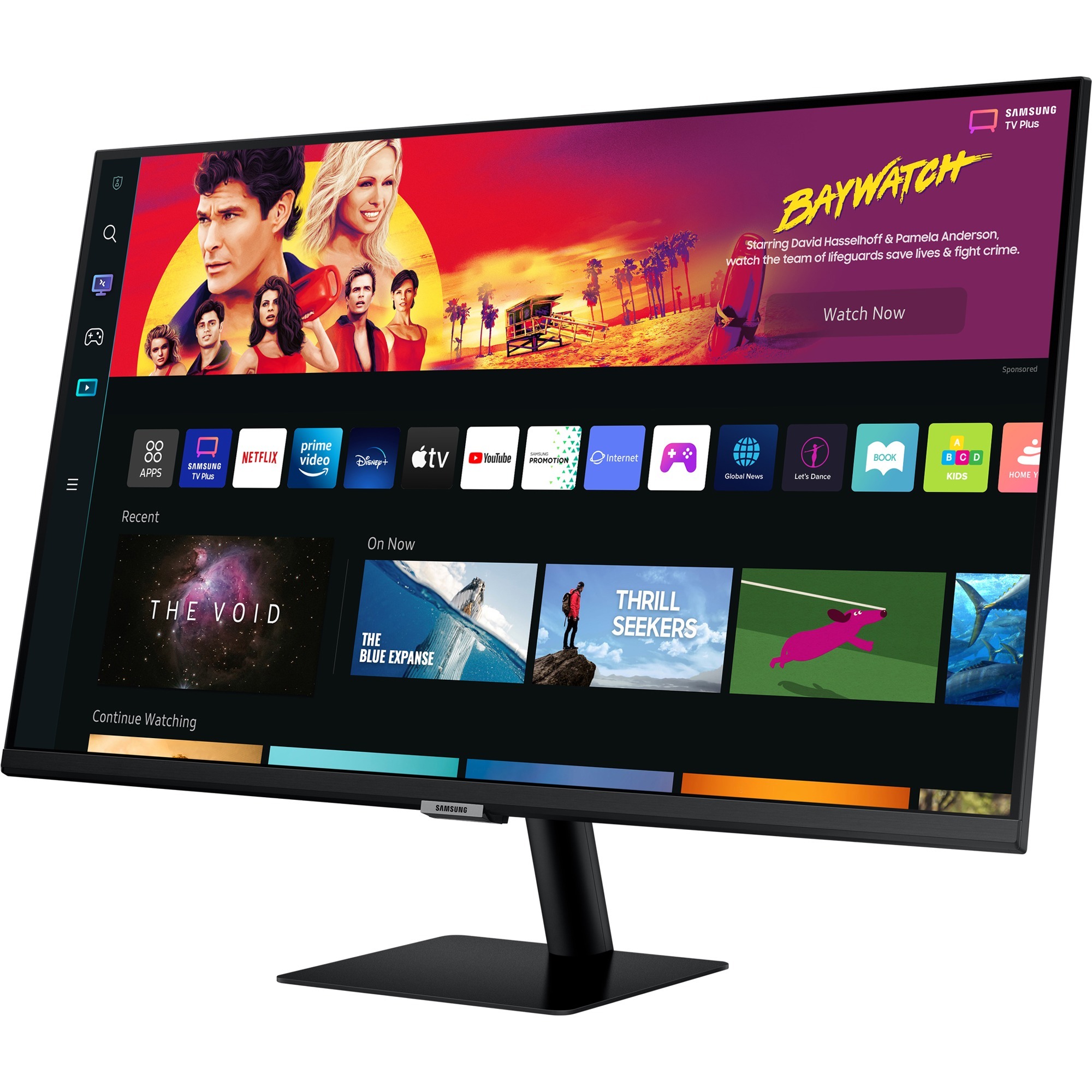 Samsung S43BM702UN 43" Class Webcam 4K UHD Smart LCD Monitor - 16:9 - Black