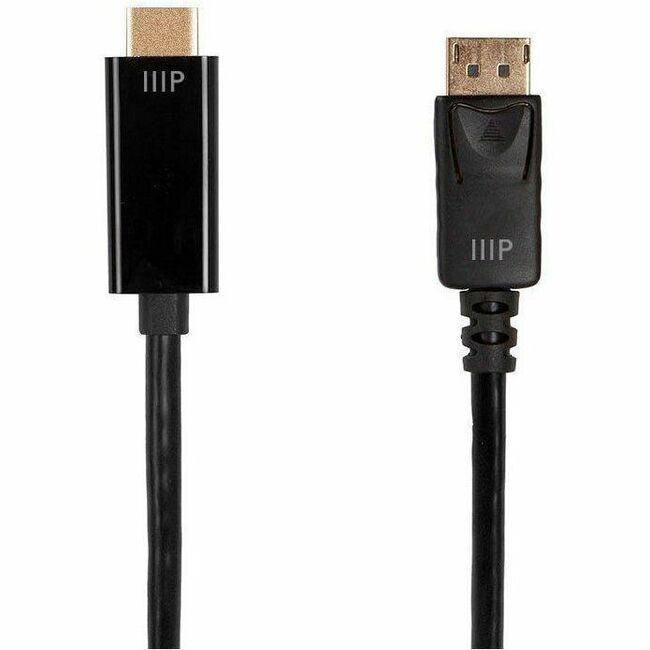 Monoprice Select Series DisplayPort to HDTV Cable, 2m (6.6ft), 4K@60Hz