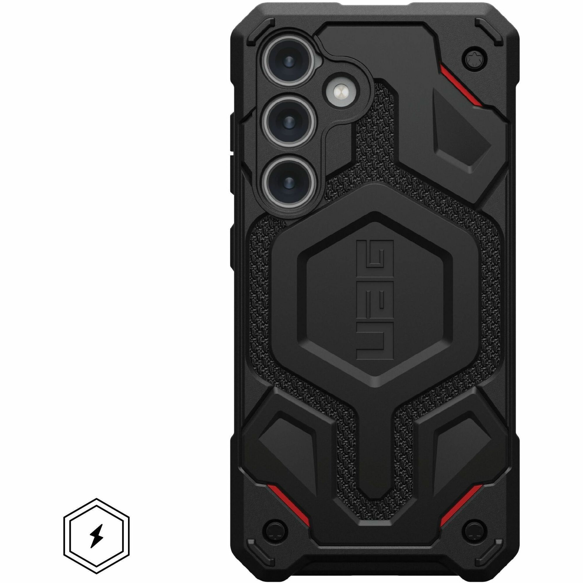 Urban Armor Gear Monarch Pro Kevlar&reg; Series Galaxy S24 Case - Kevlar Black