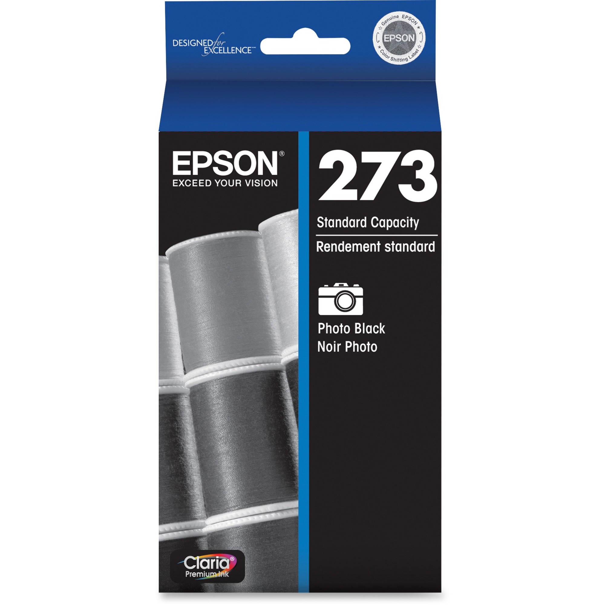 Epson Claria 273 Original Standard Yield Inkjet Ink Cartridge - Photo Black - 1 Each