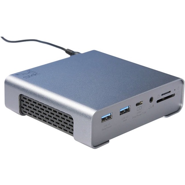 SMK-Link USB-C Triple 4K Monitor Docking Station - 2 x HDMI / DP - 100W PD - 5 x USB-A - 3 x USB-C - GbE - Dual Mode Audio Jack - SD/micro SD Card
