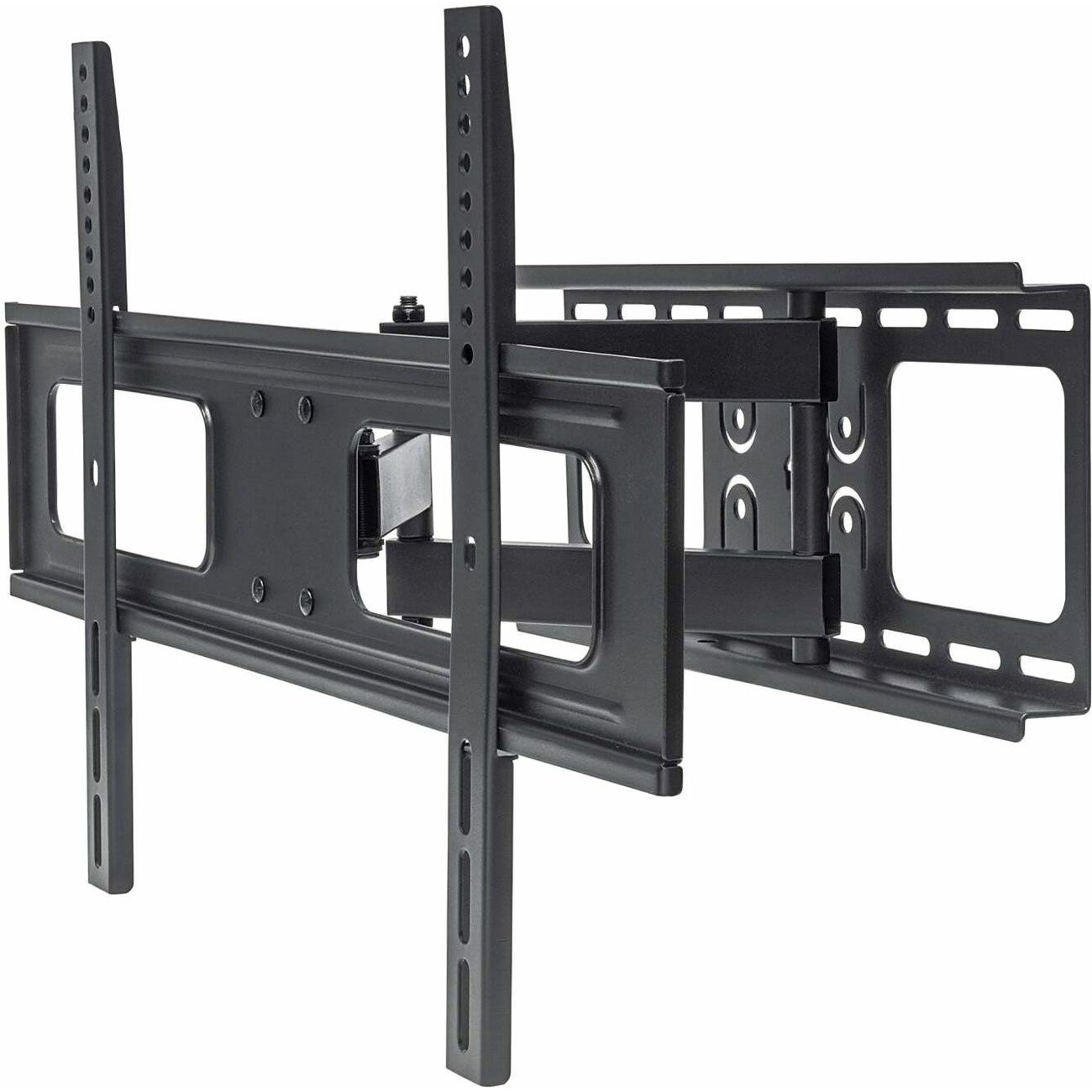 Wall Mount for TV & Monitors (Full Motion), For screens 37" to 65" , VESA compatability: all between 200x200mm and 600x400mm - check the dimensions of the four mounting holes on back of screen to ensure it fits, Max 50kg, Black, Bracket, Lifetime Warranty