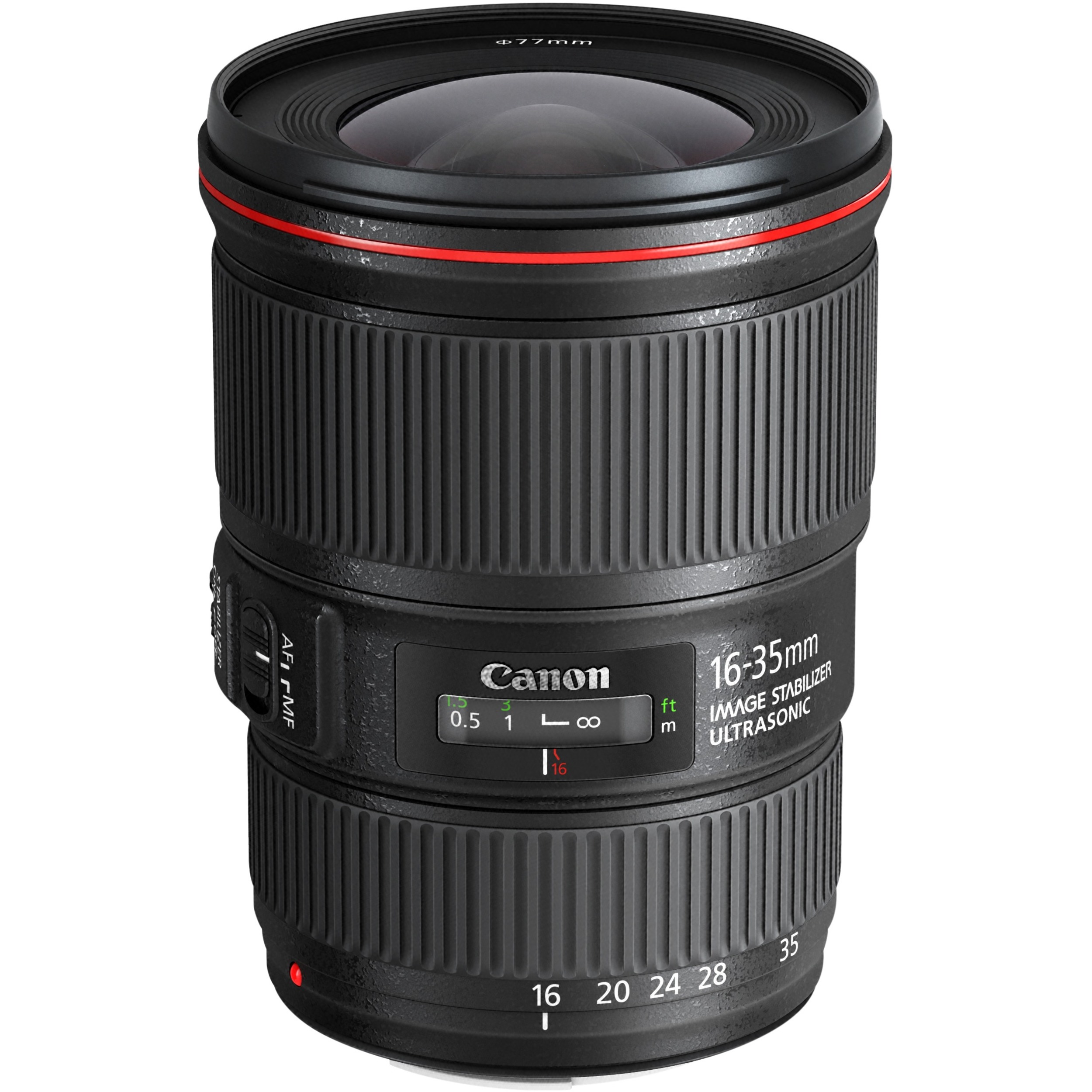 Canon - 16 mm to 35 mm - f/22 - f/4 - Full Frame Sensor - Zoom Lens for Canon EF