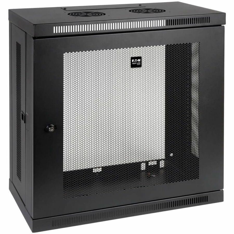 Tripp Lite by Eaton SmartRack 12U Low-Profile Patch-Depth Wall-Mount Small Rack Enclosure
