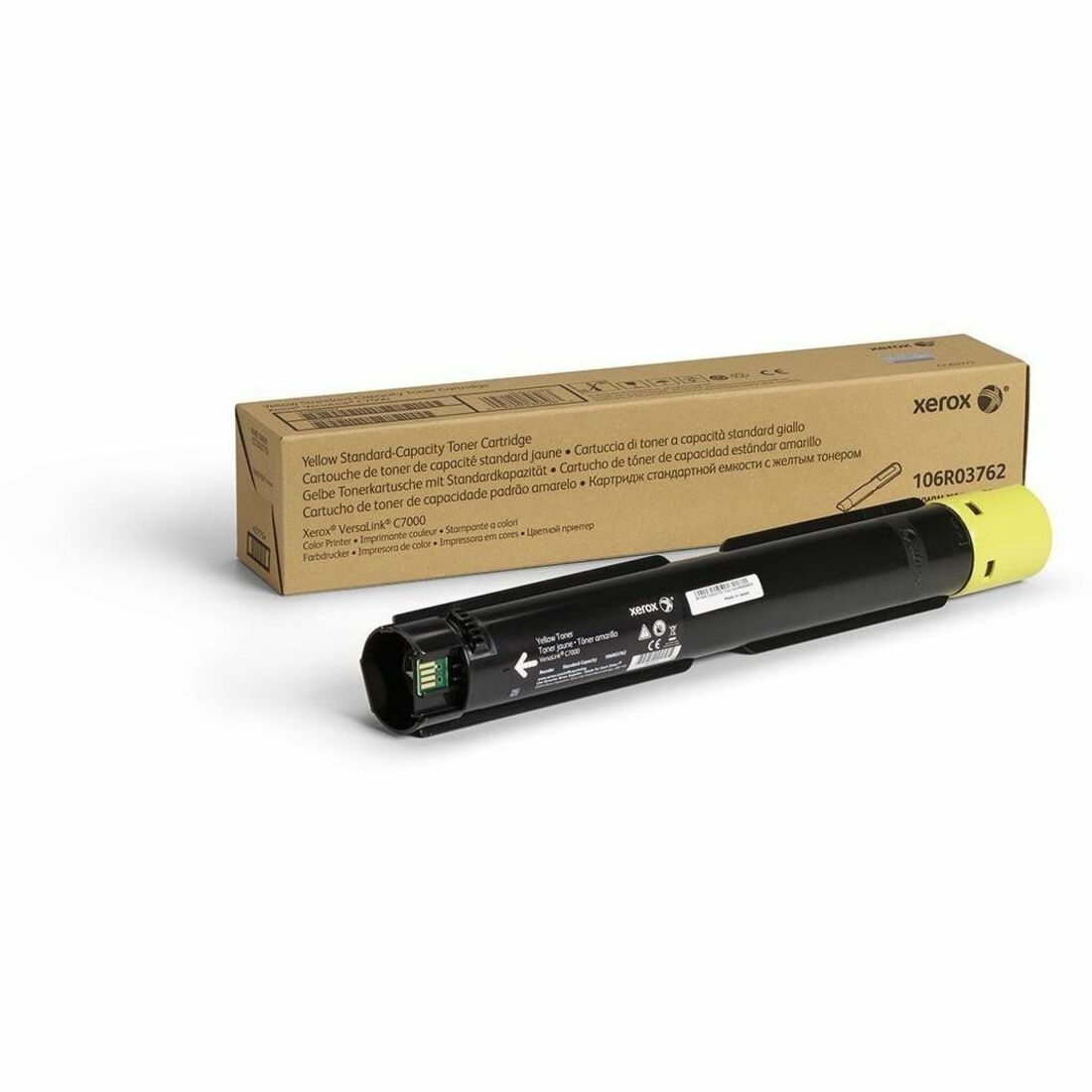 Xerox Genuine Xerox® VersaLink® C7000 Color Printer Yellow Standard capacity Toner Cartridge (3300 Pages) - 106R03762