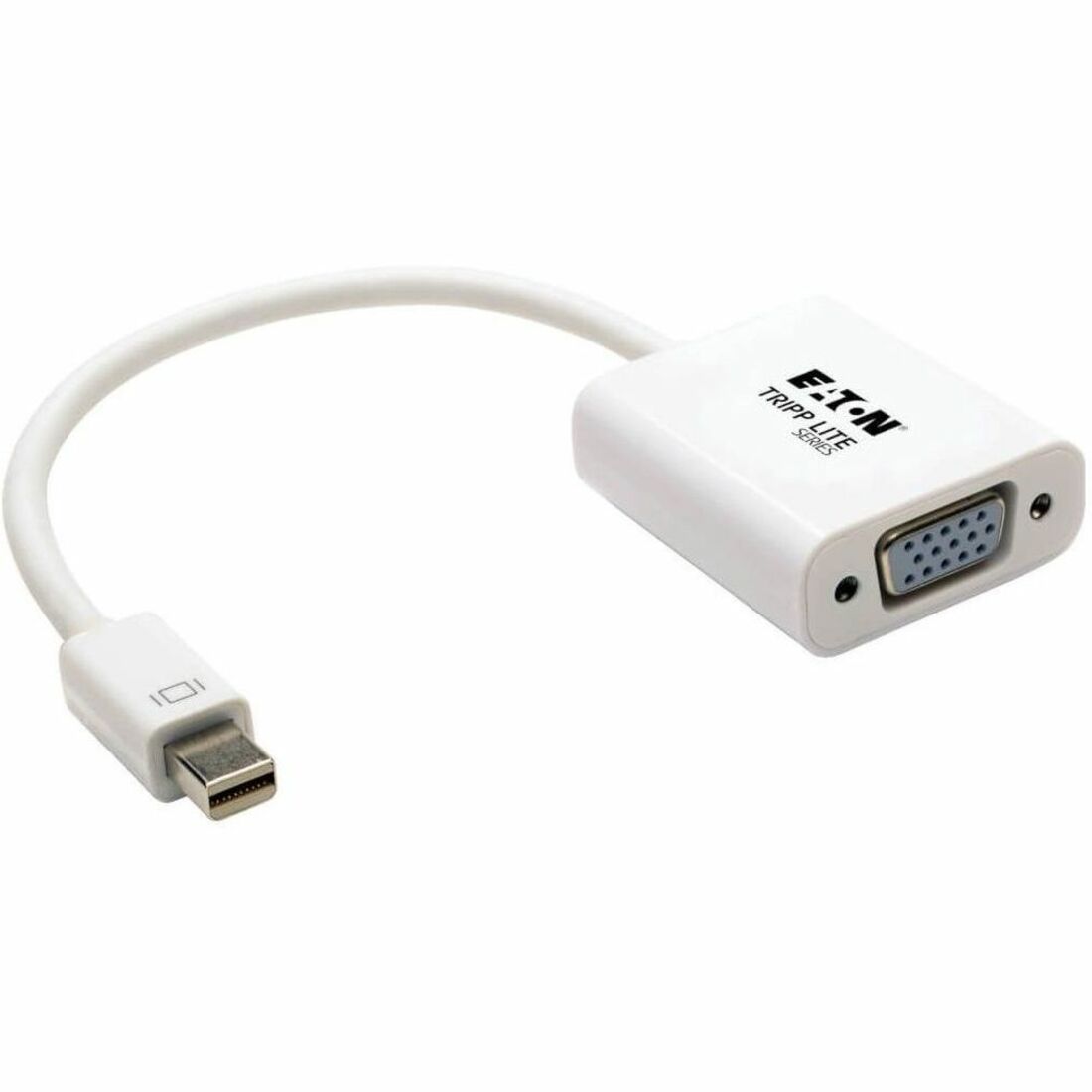Eaton Tripp Lite Series Keyspan Mini DisplayPort to Active VGA Adapter, Video Converter, DP1.2, (M/F), White, 6-in. (15.24 cm)
