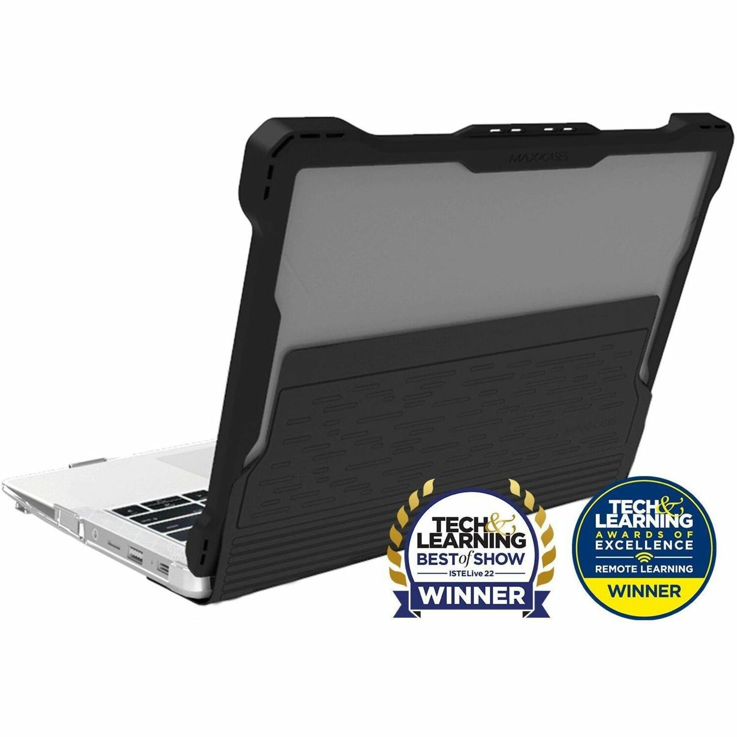 Extreme Shell-S for Lenovo 300e G2 2:1 Yoga Chromebook 11" (Fit for Intel/AMD/MTK) (Black/Clear)