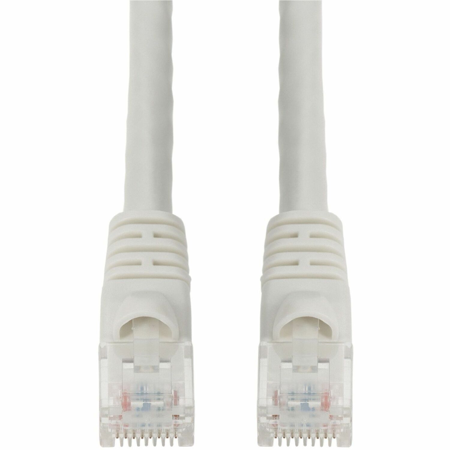 AddOn 24ft White CAT 6 PVC Ethernet Cable Snagless Bubble Boot RJ-45 M/M