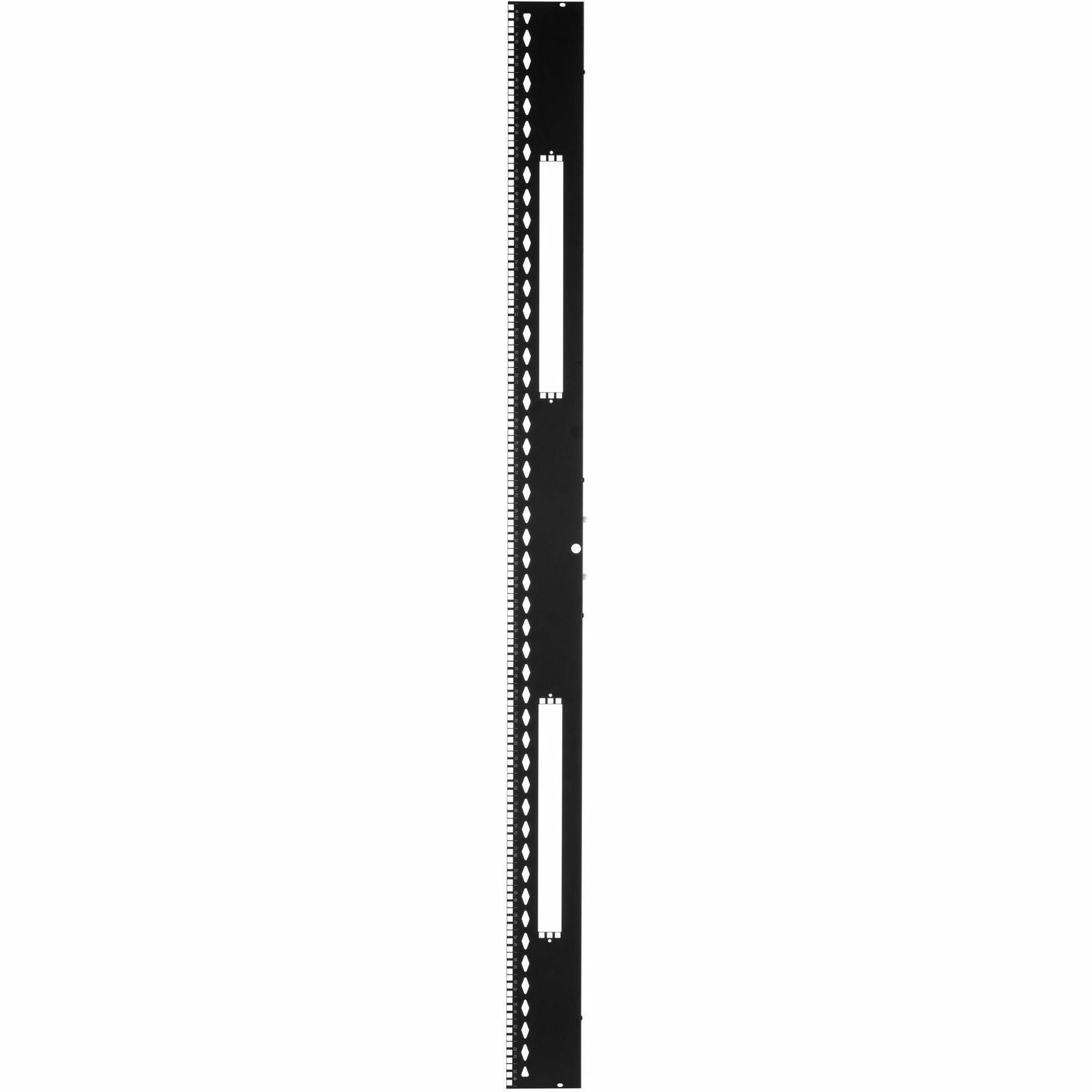 Panduit Equipment Rail Kit, 800mm x 45RU, Black