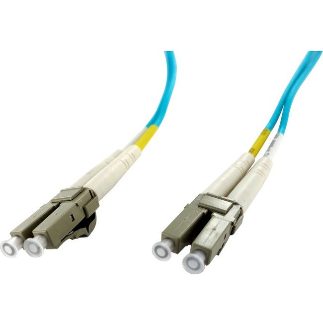 LC/LC Multimode Duplex OM4 50/125 Fiber Optic Cable 11m - TAA Compliant