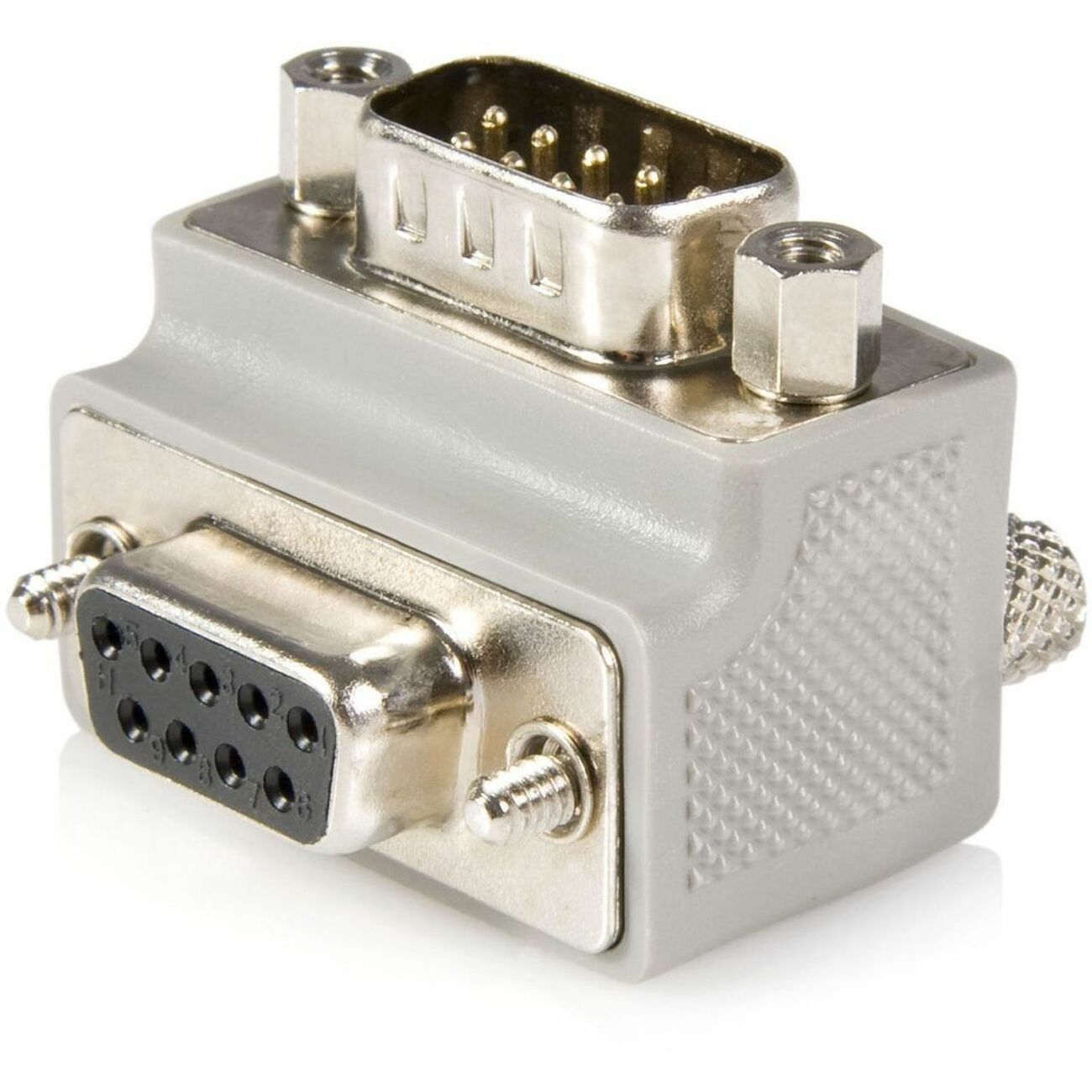 StarTech Serial adapter cable - Type 2 - right angle DB9 (m) -DB9 (f) - Serial ATA