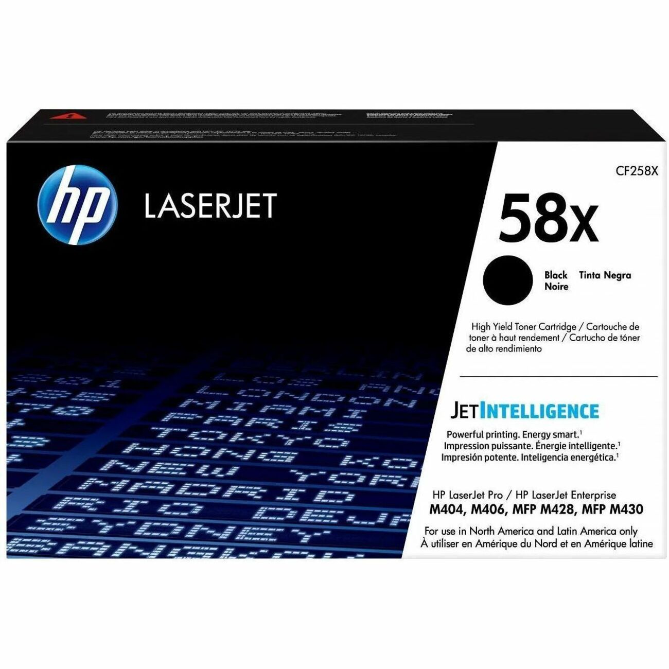 HP 58X (CF258X) Original High Yield Laser Toner Cartridge - Black - 1 Each