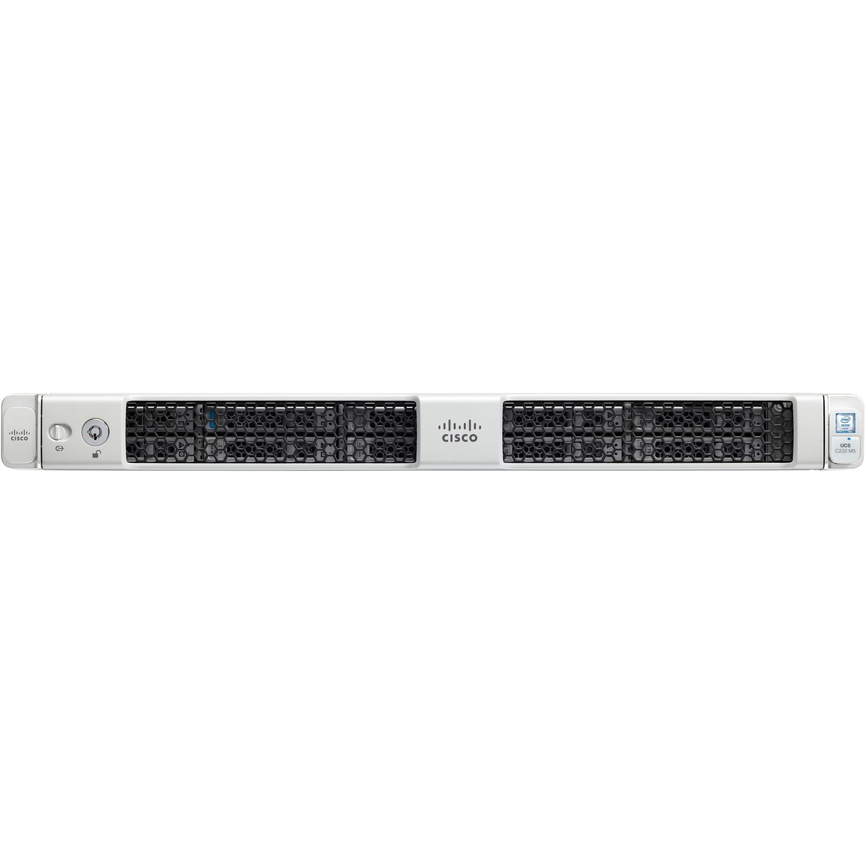 Cisco C220 M5 1U Rack Server - 2 Xeon Bronze 3106 1.70 GHz - 16 GB RAM - 12Gb/s SAS Controller