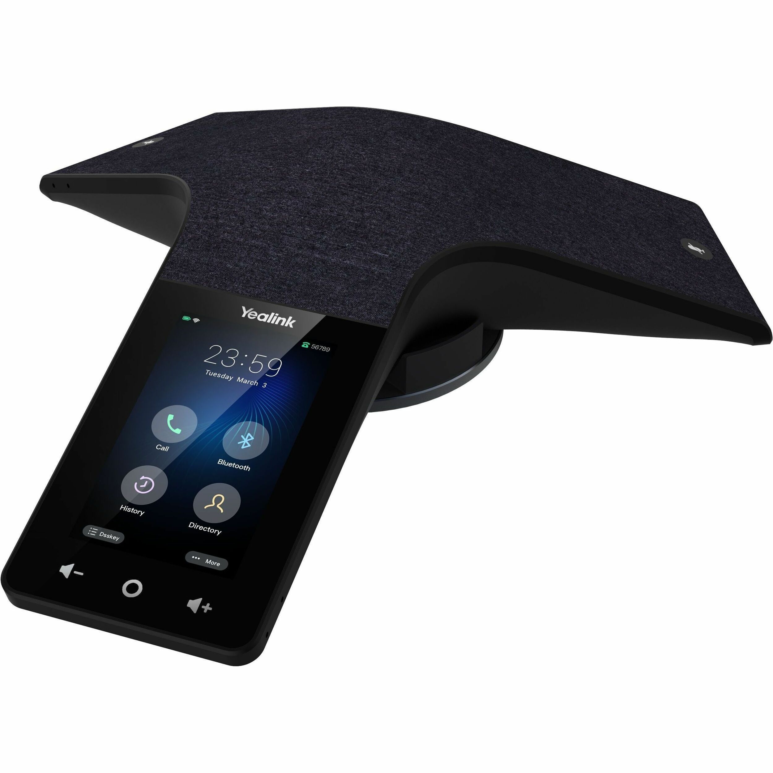 Yealink CP935W IP Conference Station - Corded/Cordless - Wi-Fi, Bluetooth, DECT - 5 Multiple Conferencing - Desktop - Black