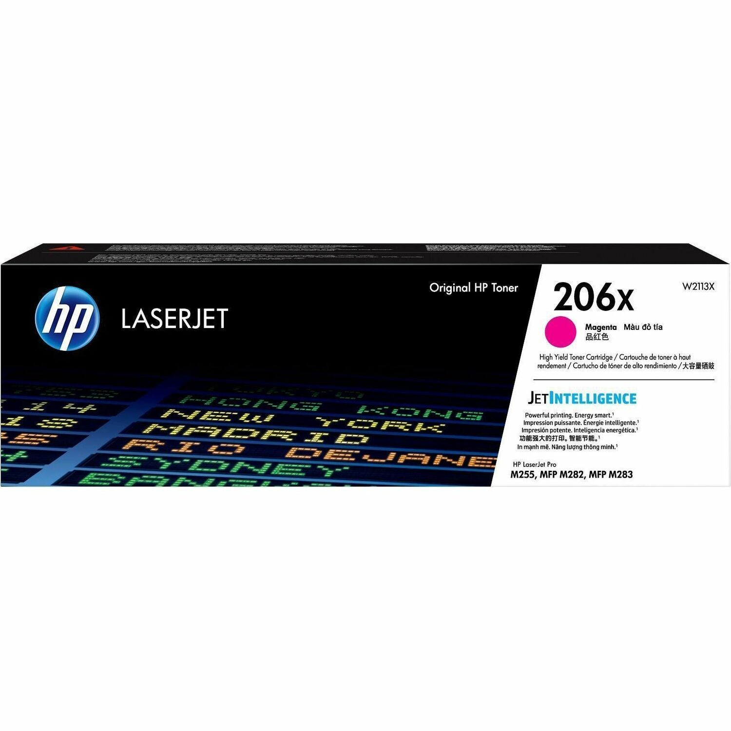 HP 206X Original High Yield Laser Toner Cartridge - Magenta - 1 Each
