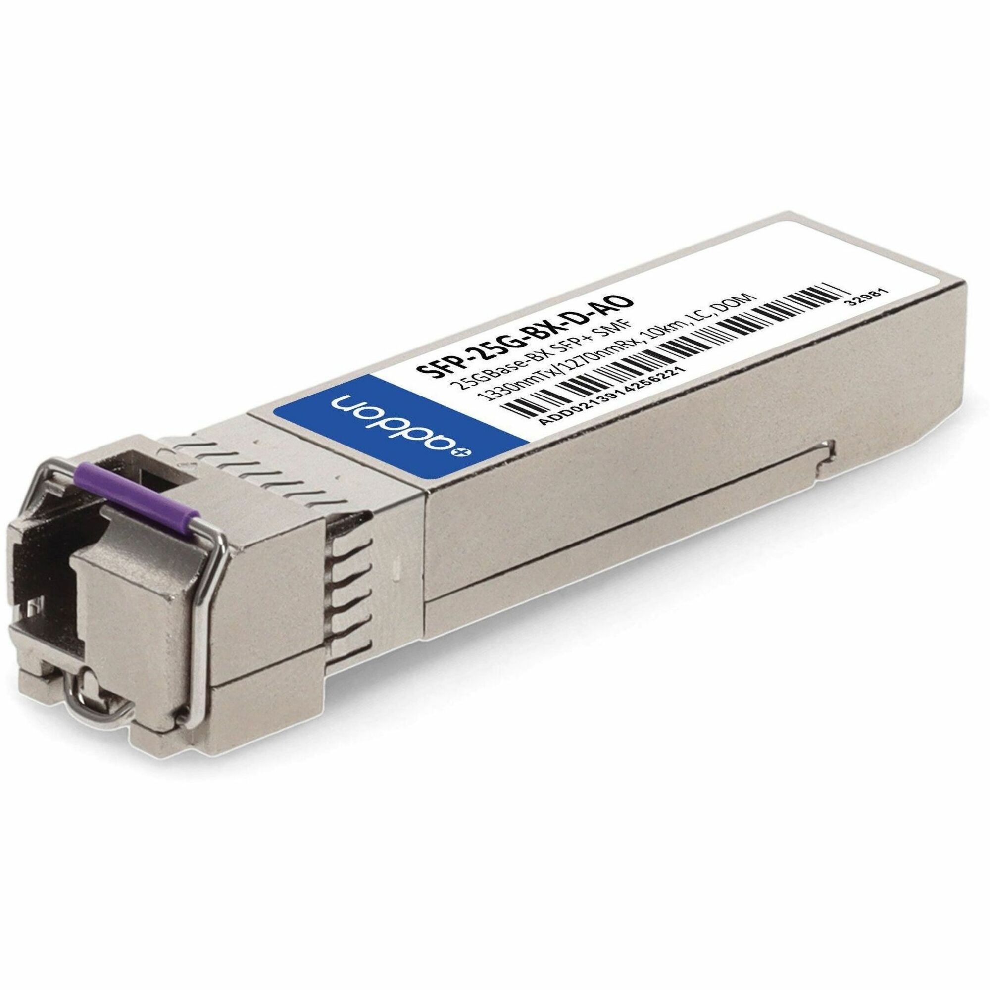 AddOn Cisco® SFP-25G-BX-D Compatible TAA 25GBase-BX SFP28 Transceiver (SMF, 1330nmTx/1270nmRx, 10km, LC, DOM)